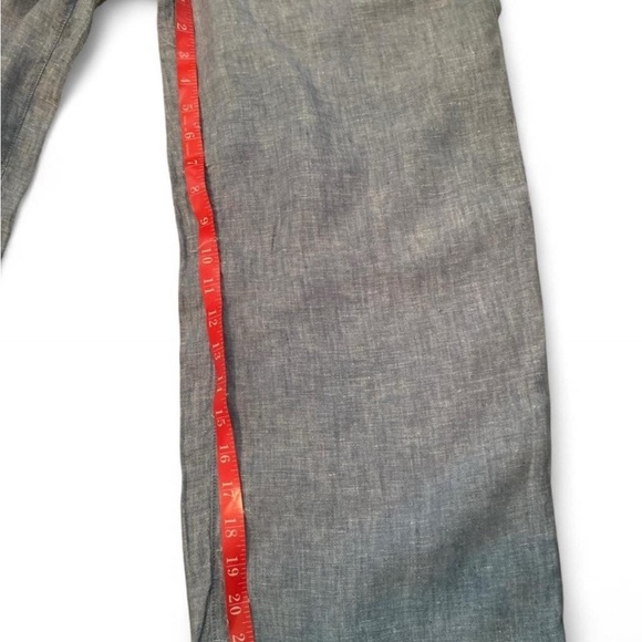 Cynthia Rowley XS Casual 100% linen wide leg Trousers-pants - Picture 4 of 9